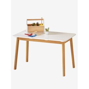 Vertbaudet Table outdoor/indoor Tropicool blanc - bois BLANC TU - Publicité