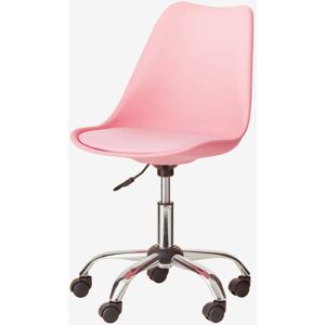 Vertbaudet Chaise de bureau enfant à roulettes rose ROSE TU - Publicité