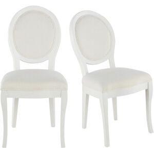 Maisons du Monde Chaises blanches (x2) Blanc 50x95x59cm