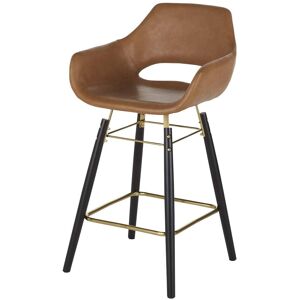 Maisons du Monde Fauteuils pour îlot central marron H68 (x2)