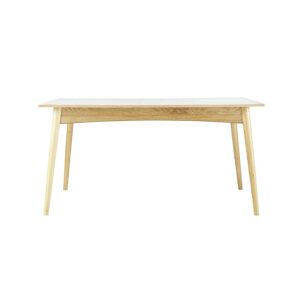 Maisons du Monde Table a manger extensible blanche 6 a 10 personnes L150/220