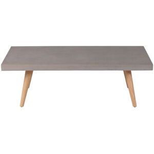 Zago Table basse rectangulaire 120 cm en béton - Publicité