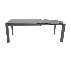 Zago Table céramique extensible 160 x 90 cm avec allonge intégrée - Publicité