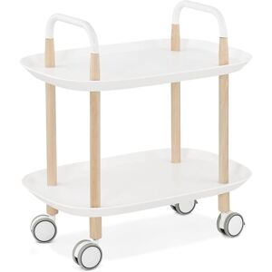 Kokoon Design Table d'appoint Polymere Blanc