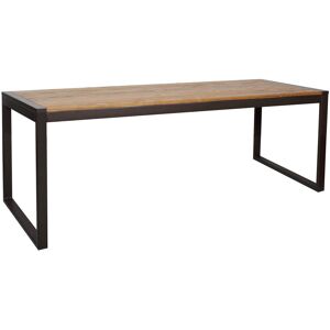 Mathi Design Table repas 180 cm bois massif clair Marron 180x75x70cm