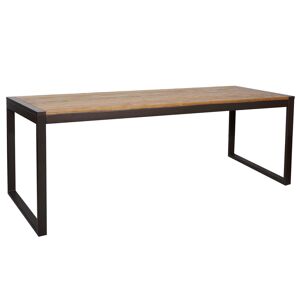 Mathi Design Table repas 180 cm bois massif clair