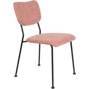 Zuiver Chaise de repas velours rose