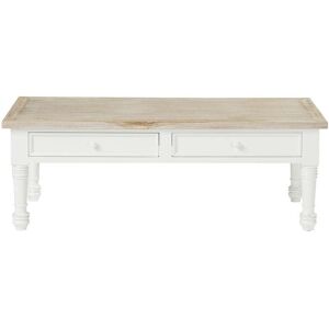 Bois Dessus Bois Dessous Table basse en acajou et teck massif