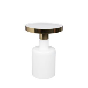 Zuiver Table d'appoint ronde en métal D36cm blanc - Publicité