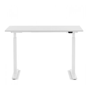 Kare Design Bureau réglable assis-debout blanc et acier blanc L140 - Publicité