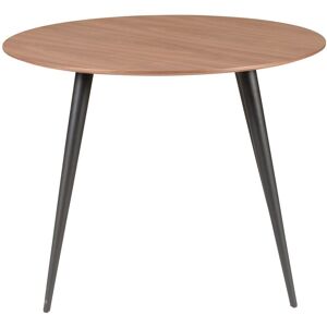 Zago Table repas ronde noyer 100 cm Beige 100x75x100cm