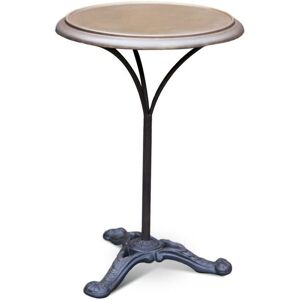 PIB Table bistrot en metal marron