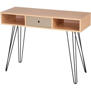 Homcom Table console design scandinave graphique