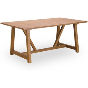 Table repas en teck pour 6/8 personnes Marron 100x73x180cm