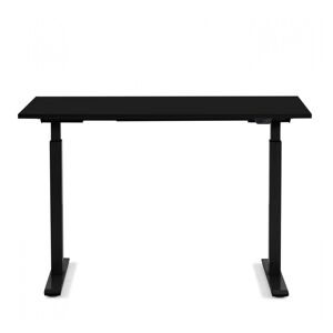 Kare Design Bureau réglable assis-debout noir et acier noir L120 - Publicité