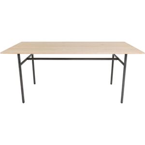 Grenier Alpin Table repas chene et metal rectangulaire 180 cm Beige 180x76x90cm