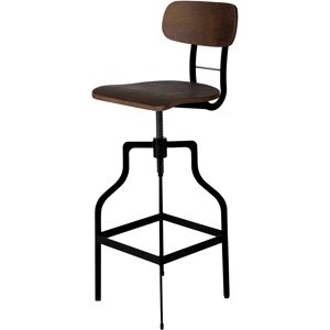 Rendez-Vous Déco Chaise de bar vintage réglable en hauteur 66/85 cm en bois - Publicité