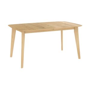 Rendez-Vous Déco Table rectangulaire 4/6 personnes extensible en bois clair 150/180 cm Marron 180x75x90cm