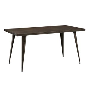 Rendez-Vous Déco Table rectangulaire 6 personnes en métal gris 150 cm Gris 150x76x81cm