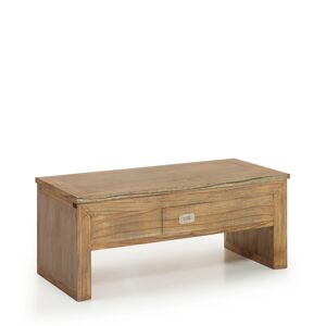 MOYCOR Table basse relevable en bois marron L 110 cm Marron 110x45x55cm