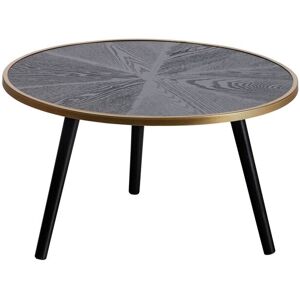 WOOOD Table d'appoint en bois noir