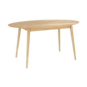 Rendez-Vous Déco Table Eddy ovale 6 personnes en bois clair 150 cm