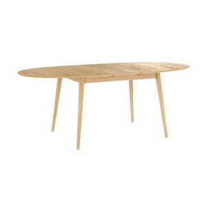 Rendez-Vous Déco Table ovale 6/8 personnes extensible en bois clair 170/200 cm Marron 170x75x90cm