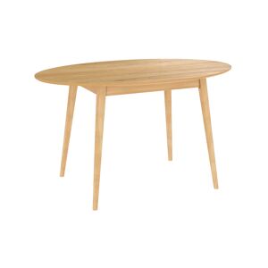 Rendez-Vous Deco Table ovale 4 personnes en bois clair 130 cm Marron 130x75x80cm
