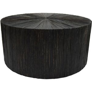 Now s Home Table basse en bois et feuilles de cocotier