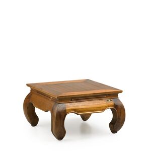 MOYCOR Table basse en bois marron L 60 cm Marron 60x40x60cm