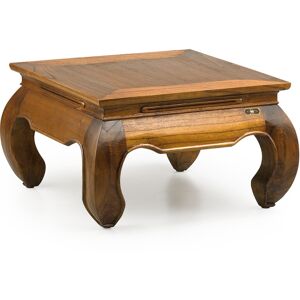 Table basse en bois marron L 60 cm Marron 60x40x60cm