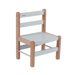 Combelle Chaise enfant en bois bicolore blanc Blanc 33x46x27cm