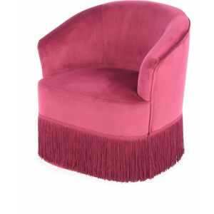 ReCollection Chaise enfant Velours Rouge H. assise 29 cm