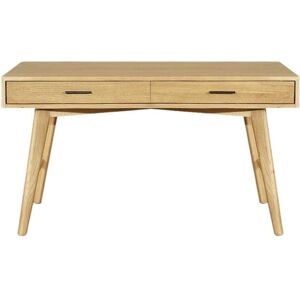 Robin des Bois Bureau en chêne 2 tiroirs Bois