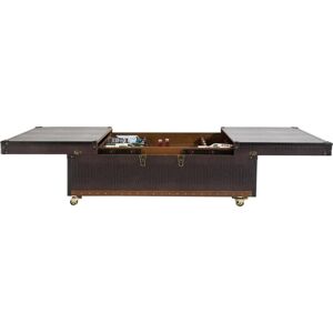 Kare Design Table basse bar marron imitation peau de crocodile