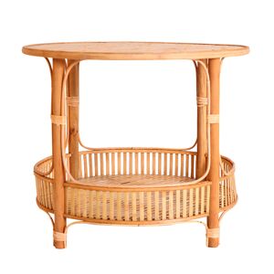 Lastdeco Table Basse en Bambou Marron 61x61x50 cm - Publicité
