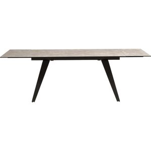 Kare Design Table à manger 6/10 personnes extensible marron L160/240