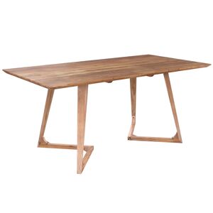 Rendez-Vous Deco Table rectangulaire 6 personnes en bois d'acacia 175 cm Marron 175x76x90cm