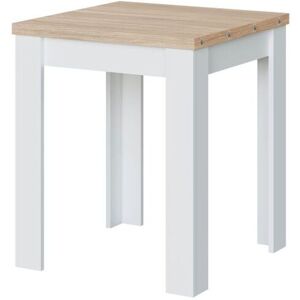 Usinestreet Table extensible blanc/bois L67/134cm