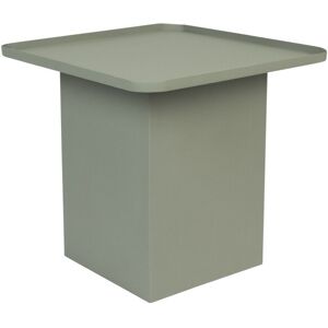 Drawer Table d'appoint carree en metal 44x44cm vert