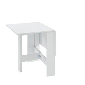 Baita Table pliable blanc 104cm - Publicité