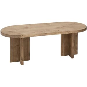 Decowood Table basse en bois de sapin vieilli 120x40cm - Publicité