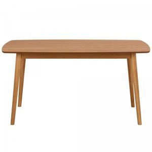 Meubles & Design Table à manger rectangulaire en bois de chêne naturel Beige 150x76x80cm