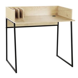 Nordlys Bureau en metal et bois coloris creme