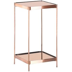 Beliani Table appoint cuivree 29 x 29 x 60 cm