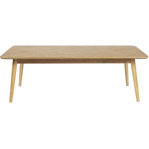 Drawer Table basse en bois 120x60cm bois clair - Publicité