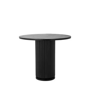 Bloomingville Table à manger 2 personnes ronde en bois noir - Publicité