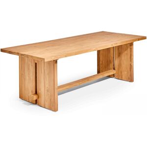 Oviala Table en teck recycle massif 240 x 100 cm