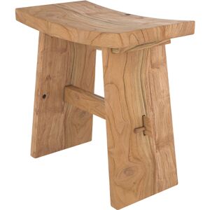 Rendez-Vous Déco Tabouret en bois de teck recyclé Marron 45x46x25cm