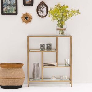 Decoclico Console en verre et metal